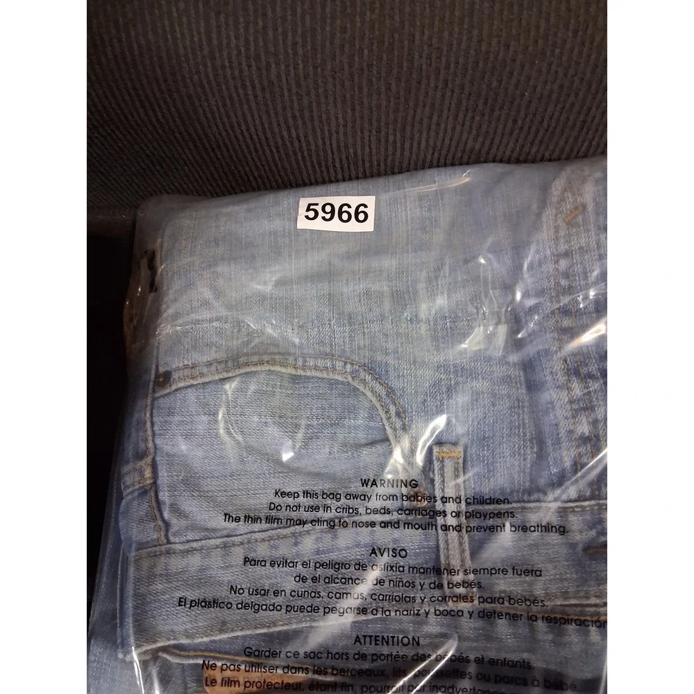 Levis 559 Relaxed Straight Leg Light Wash Blue Denim Jeans Mens 34x30